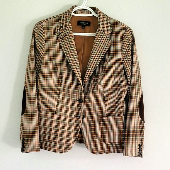 Vintage Talbots Tweed Blazer Size 6 - Picture 1 of 9